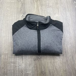 Fairway & Greene F&G Tech Pullover Mens Extra Large Gray Wool 1/4 Zip Golf XL